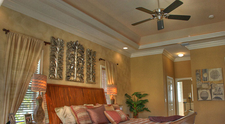 Tray Ceiling With Crown Moulding Rjm Custom Homes
