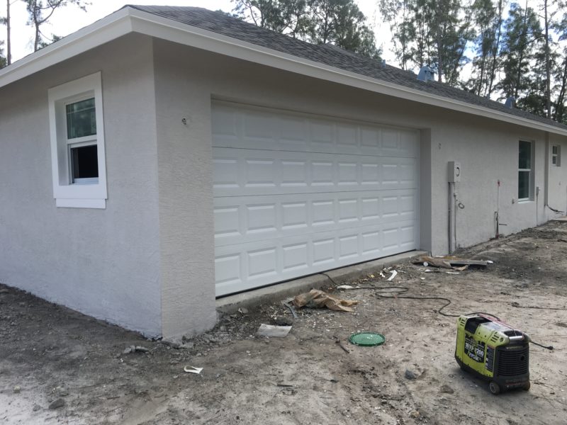 Garage Door Install RJM Custom Homes