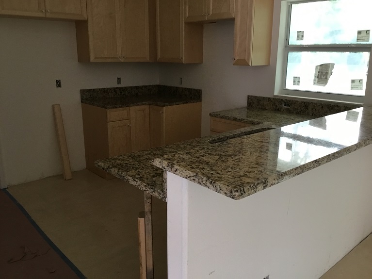 Granite Install GH RJM Custom Homes