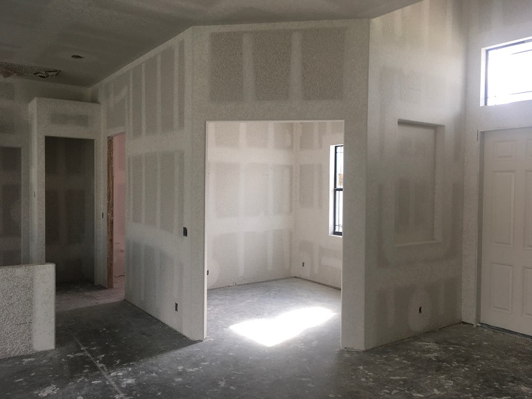 Drywall Spray Texture RJM Custom Homes