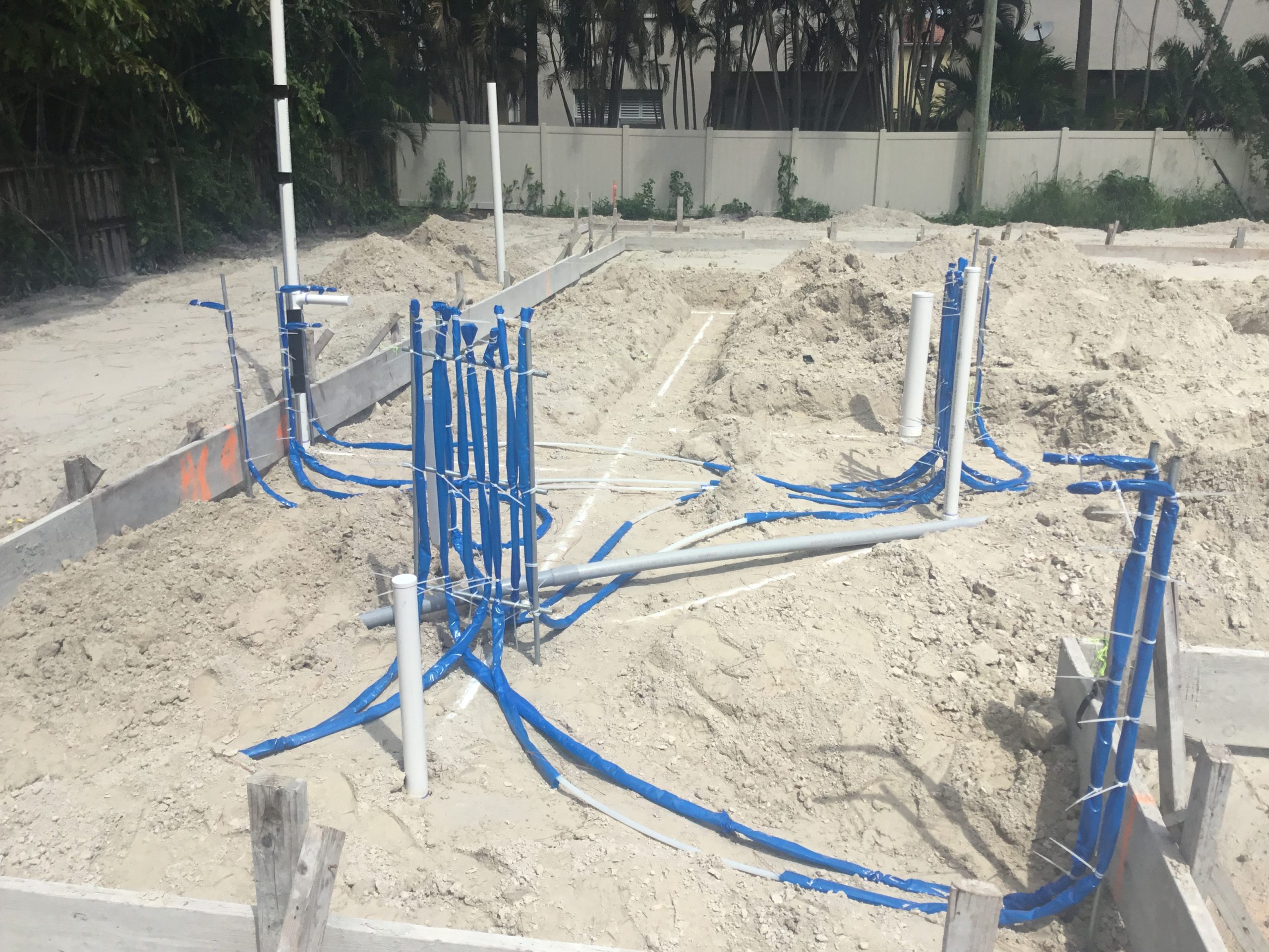 Underground Plumbing - RJM Custom Homes