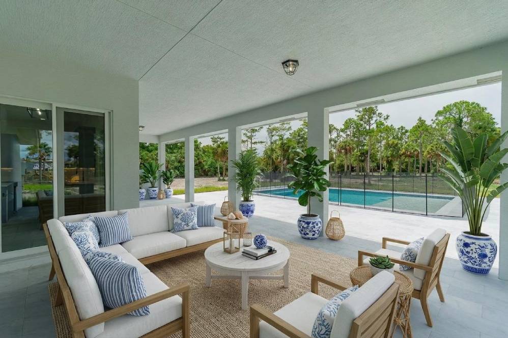Patio and Pool